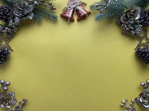 Xmas Gold Background Stock Photos