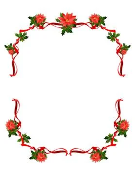 Xmas holiday frame frame Stock Illustration