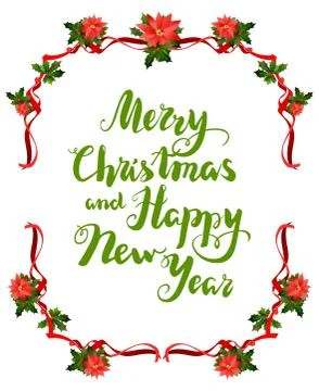 Xmas holiday frame Stock Illustration