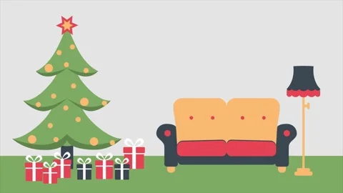 Xmas Interior Video stock 289732844