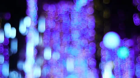 Xmas lights 020-PR2 Stock Footage 14370356