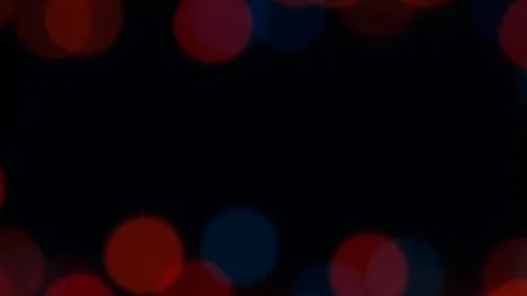Xmas lights on black background Stock Footage 119929710