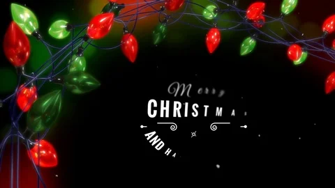 XMAS Lights Video stock 121702772