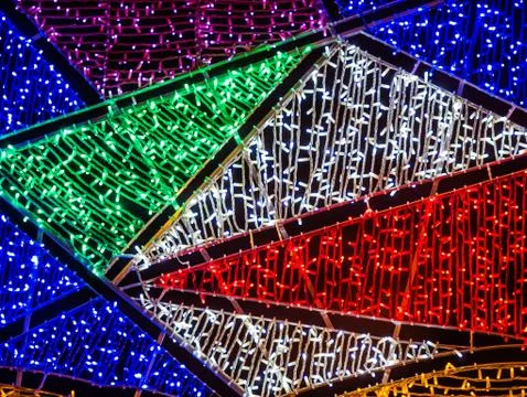 Xmas lights Stock Photos