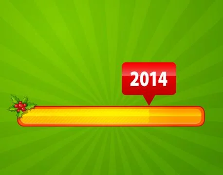 Xmas loading Illustrazione stock