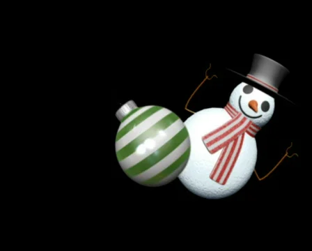 Xmas montage with decoration elements Stock Footage 575092
