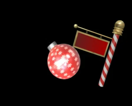 Xmas montage with decoration elements 库存影片 575096