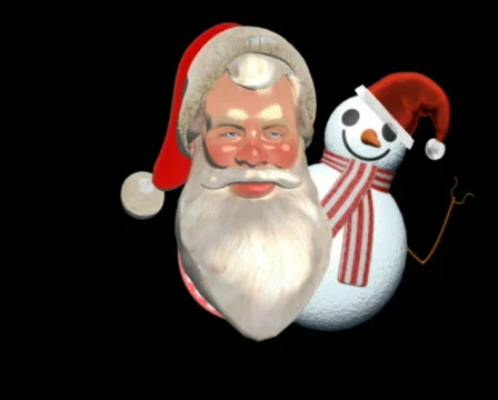 Xmas montage with decoration elements Video stock 575104