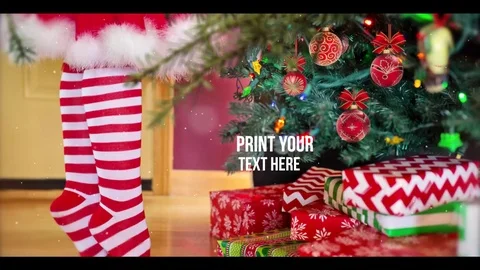 Xmas New Year Slideshow Stock After Effects