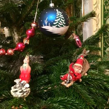 Xmas ornaments Stock Photos
