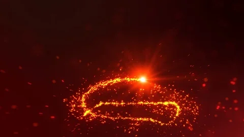 Xmas Particle Tree Stock Footage 119491762