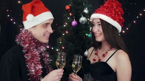 Xmas party 库存影片 12551190