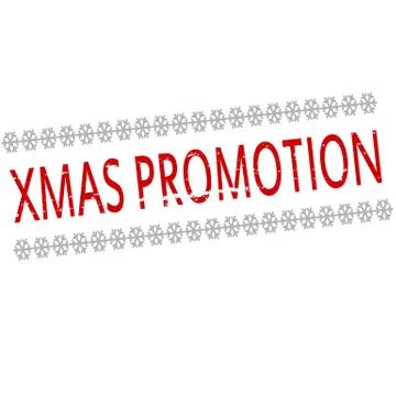 Xmas promotion Stock Illustration
