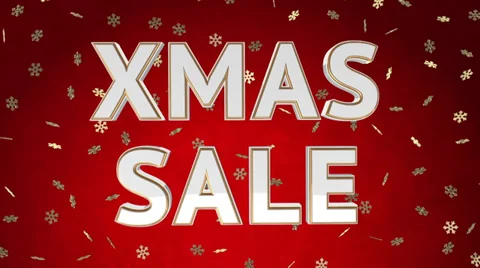 XMAS sale short version Stock Footage 33421076