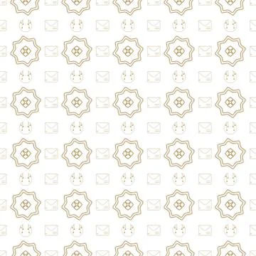 Xmas seamless pattern. Winter holidays background. Stock Illustration