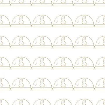 Xmas seamless pattern. Winter holidays background. Stock Illustration