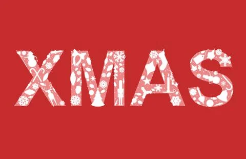 Xmas silhouettes Stock Illustration