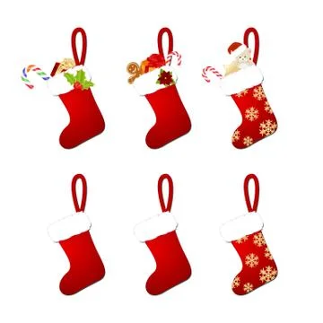 Xmas socks Stock-Illustration