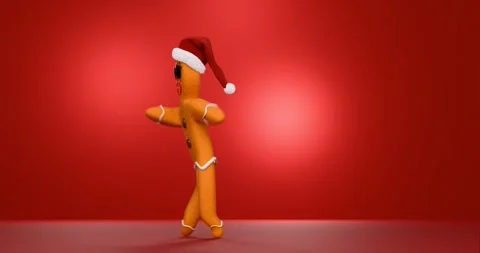 Xmas stylish dancer	 Stock Footage 293505485