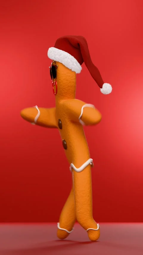 Xmas stylish dancer	 Video stock 293506028