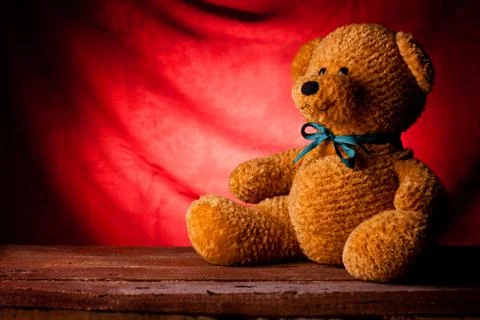 Xmas Teddy Bear Stock Photos