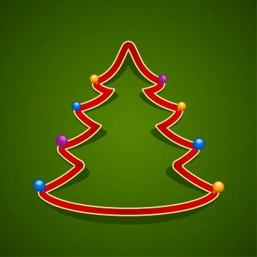 Xmas tree Stock Illustration
