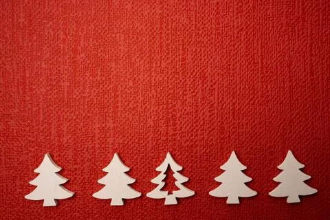 Xmas tree   there is a  space to write a message-28 Stock Photos