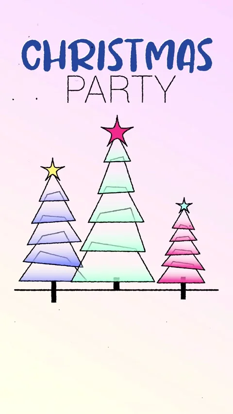 Xmas Tree Vertical Opener Motion Graphics Pack Stock Footage 294152071