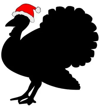 Xmas Turkey Stock Illustration