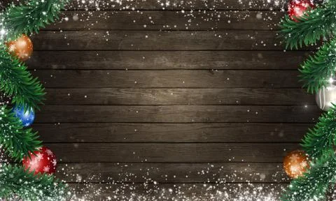 Xmas winter notice Stock Illustration