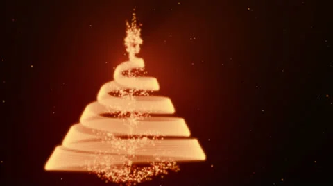 Xmasstree Lights Red Lefty Stock Footage 23456926