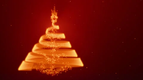 Xmasstree Red Lefty Video stock 23456961
