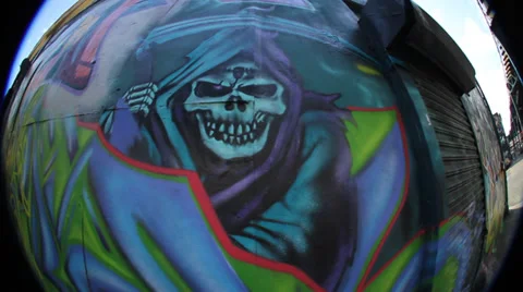 Xmen graffiti crew Stock Footage 35736113