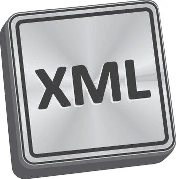 XML Button Stock Illustration