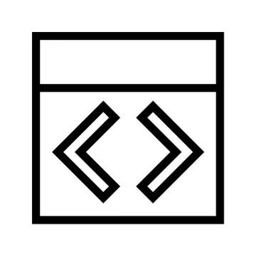 XML Editor Icon Stock Illustration