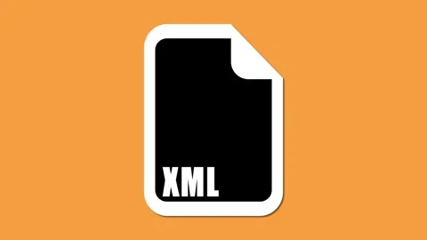 XML File Icon Illustration Stock Footage 280777986