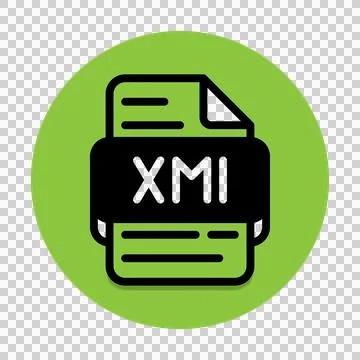 Xml file type icon. document or files data extension format.  Illustrazione stock