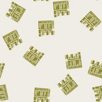 Xml sitemap seo glyph seamless pattern Illustrazione stock