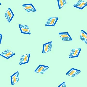 Xml sitemap seo isometric icon seamless pattern イラスト素材