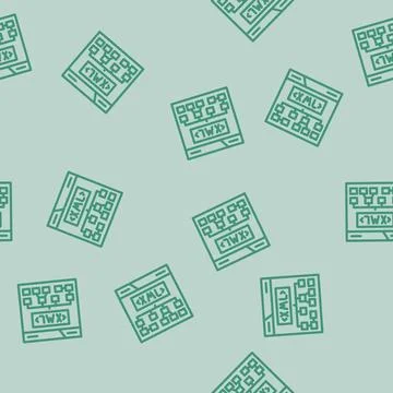 Xml sitemap seo line vector seamless pattern Stock Illustration