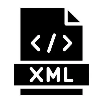 Xml Vector Icon Design Illustration Stock Illustration