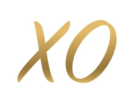 XO Valentine Background Stock Illustration