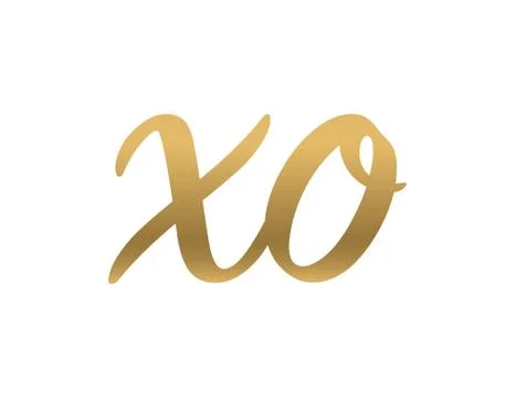 XO Valentine Background Stock Illustration