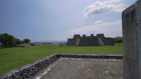 Xochicalco archaeological zone Stock Footage 135942297