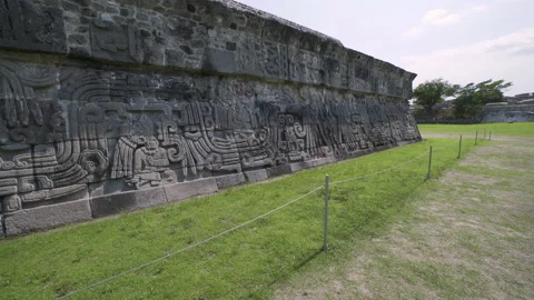 Xochicalco archaeological zone Stock Footage 135943567