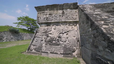 Xochicalco archaeological zone Stock Footage 135943704