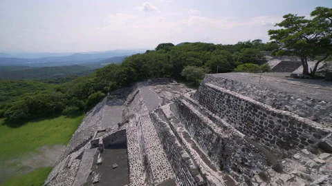 Xochicalco archaeological zone Stock Footage 135944913