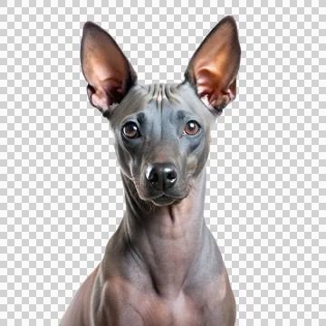 Xoloitzcuintli-on-white-background Stock Photos