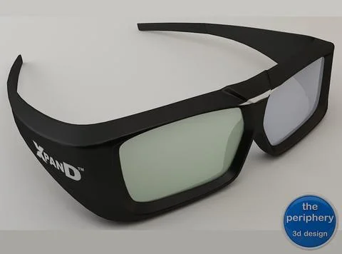 Xpand Universal 3D Glasses 3D Model