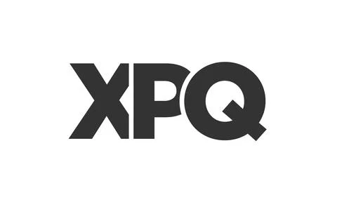 XPQ logo design template with strong and modern bold text. Initial based ve.. Stock Illustration